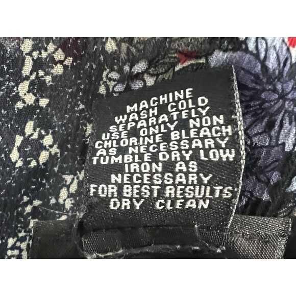 Bay Studio Career Blouse Plus Size 2X Sheer Boho V Neck Floral Lace Tunic Top - Picture 9 of 10